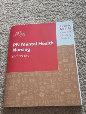 RN Mental Health Nursing Review Module - Red / Tan